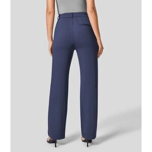 NWT Size Med Halara High Waisted Button Zipper Plicated Side Pocket Shir…